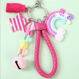 SOLDStar & Rainbow Charm Keychain
